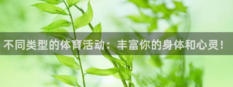 意昂代理：不同类型的体育活动：丰富你的身体和心灵！