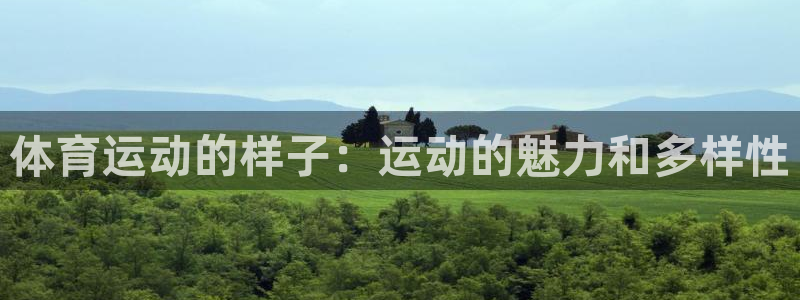 意昂3平台：体育运动的样子：运动的魅力和多样性