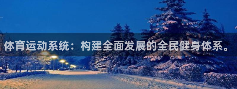意昂2体育：体育运动系统：构建全面发展的全民健身体系。